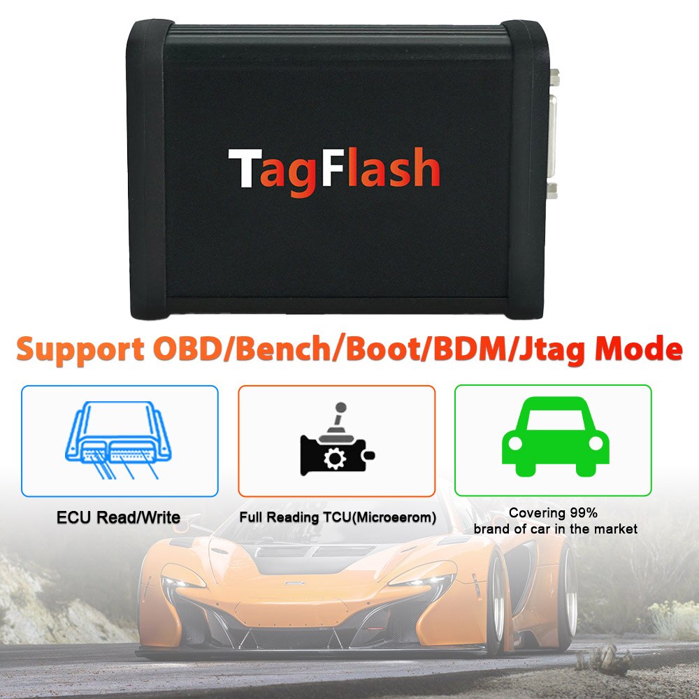 Suporte do programador do ECU do Flash do modo OBD/BENCH/BOOT/BDM/JTAG TCU de leitura completa para a ferramenta de ajuste do chip da motocicleta do caminhão do carro
