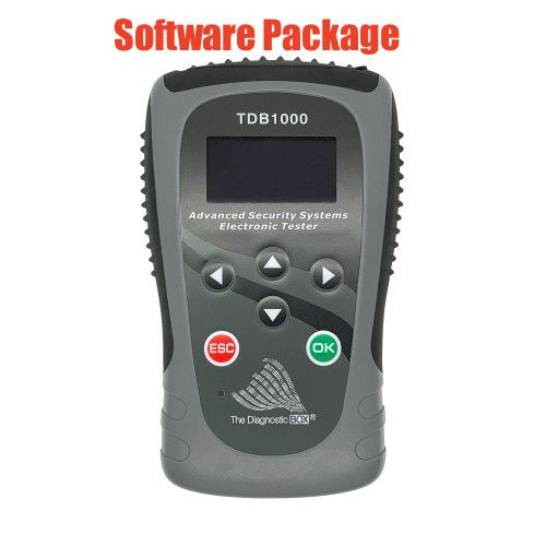 TDB1000 Advanced Security Systems Electronic Tester ASSET Programmer Pacote completo de software com assinatura de 1 ano