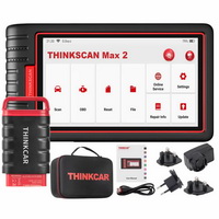 Sistema completo profissional do leitor Thinkcar Thinkscan Max2 OBD2 28 redefinir OBD2 ferramenta de diagnóstico do leitor do carro ECU codificação OBD