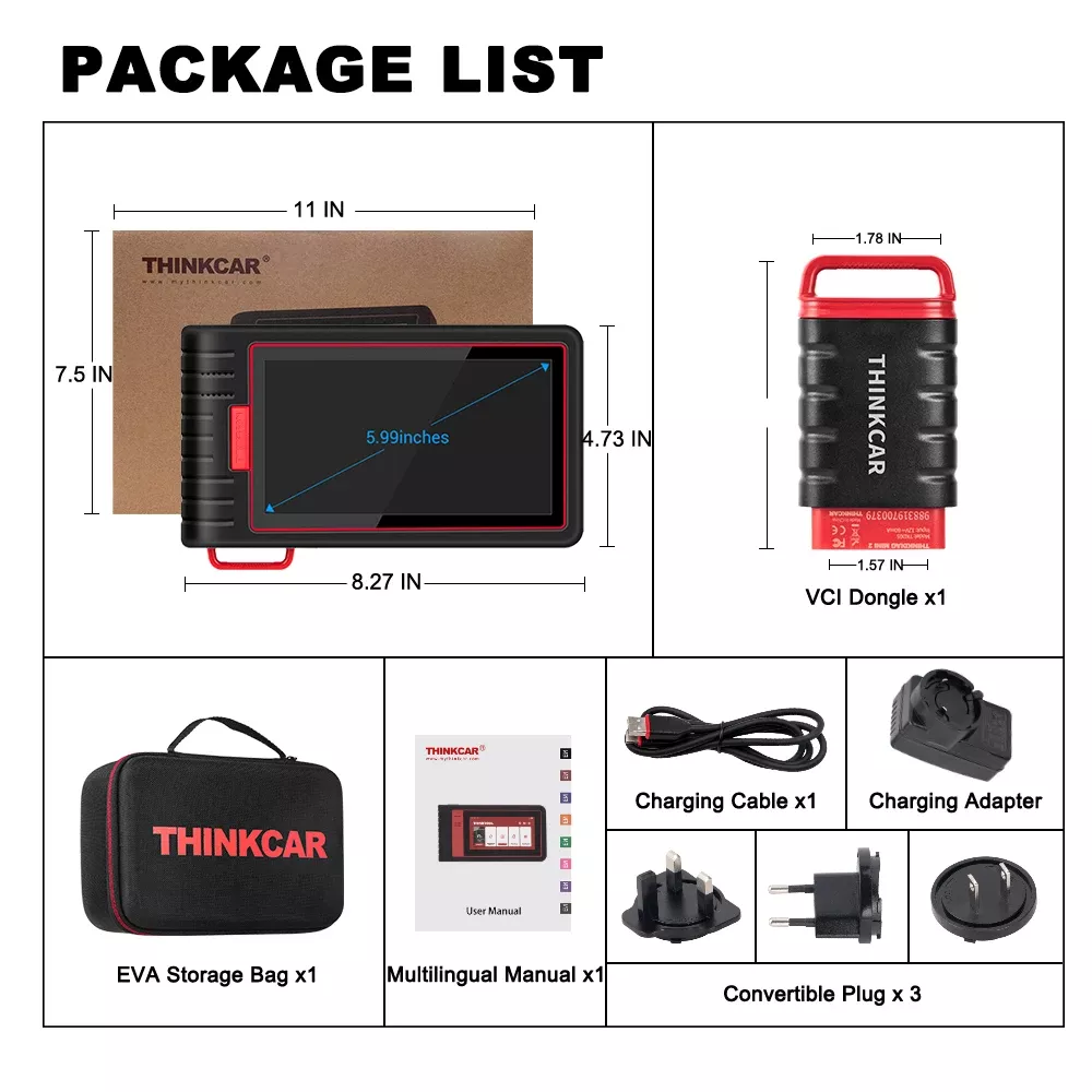 Sistema completo profissional do leitor Thinkcar Thinkscan Max2 OBD2 28 redefinir OBD2 ferramenta de diagnóstico do leitor do carro ECU codificação OBD
