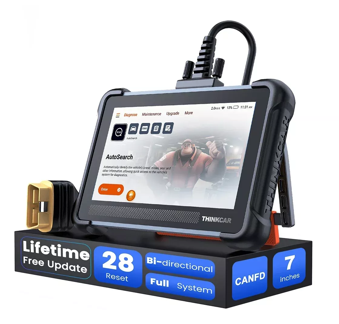 As ferramentas de diagnóstico do carro Thinkscan 672 do sistema completo do scanner do automóvel OBD2 suportam 28 redefinições atualização gratuita da vida inteira