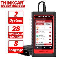 THINKCAR Thinkscan SD2 OBD2 Scanner Automotive ABS SRS Ferramentas de Diagnóstico Profissionais Todos os Sistemas Free UpdateCode Reader