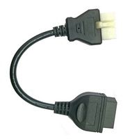 12Pin para 16pin OBD OBD2 Connector Adapter para Mitsubishi Auto Diagnostic Tool