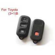 Shell de Chave Remota para Toyota 3 +1 Botão 5pcs /lote