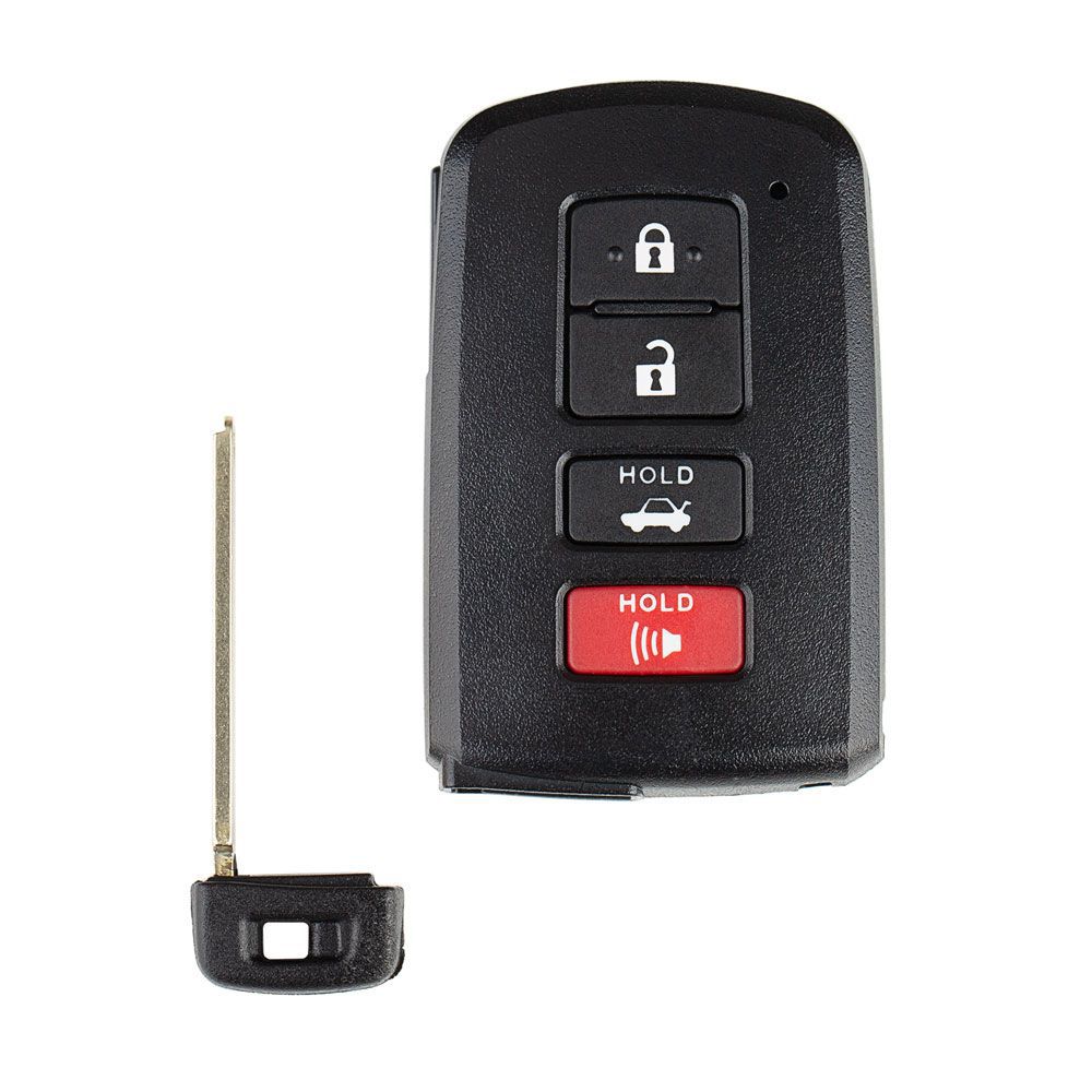 Xhorse VVDI Toyota XM Smart Key Shell 1742 com 3 + 1 Botão 5 pçs/lote