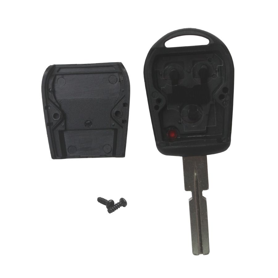 Transponder Shell 3 -button 4 Faixa (com Mat Plastica) para BMW 5pcs /lote