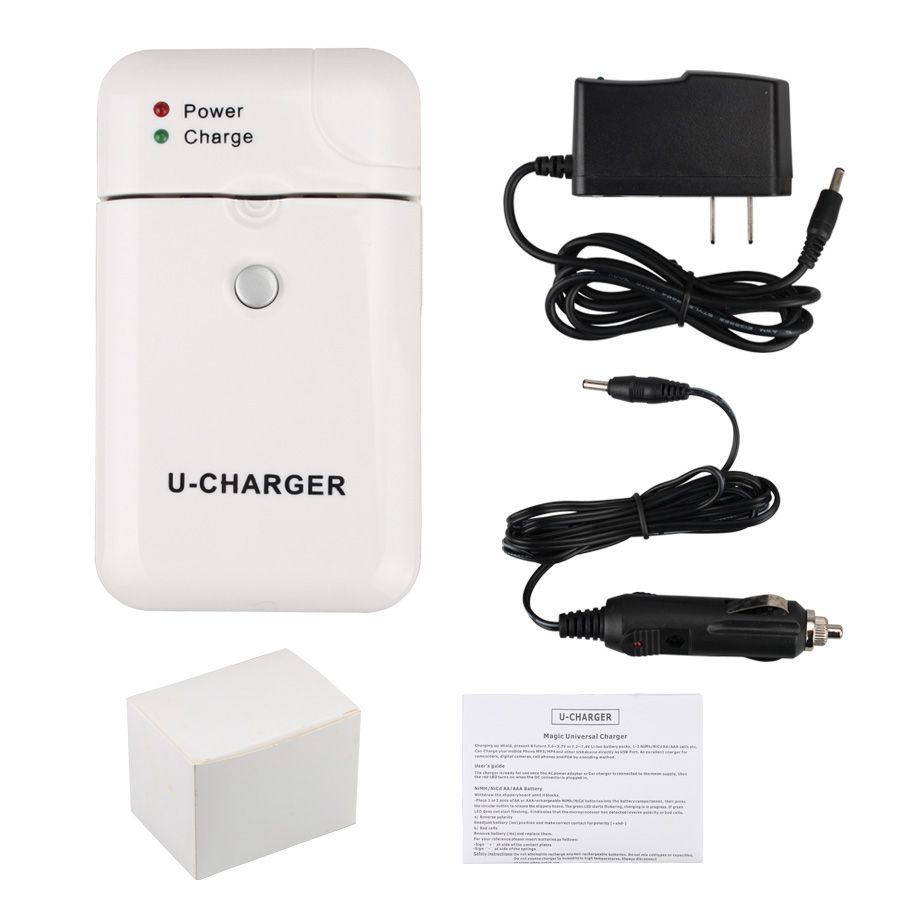 U-Charger Celular Magic Universal Mobile Phone Bateria Carregador de Viagem
