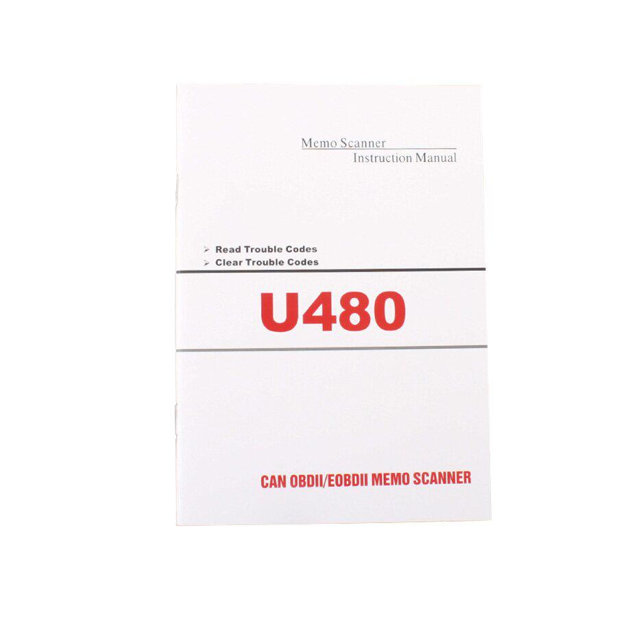 U480 OBD2 PODE BUS Code Scanner OBDII Leitor de código do motor