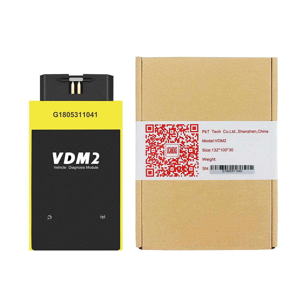 Novo UCANDAS VDM2 Sistema completo V5.2 Bluetooth OBD2 VDM II para Android VDM 2 OBDII Código Scanner PK easydiag Atualização Livre