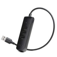 UGREEN USB 2.0 Hub Ethernet Adaptador USB Splitter USB para RJ45 Adaptador Cabo