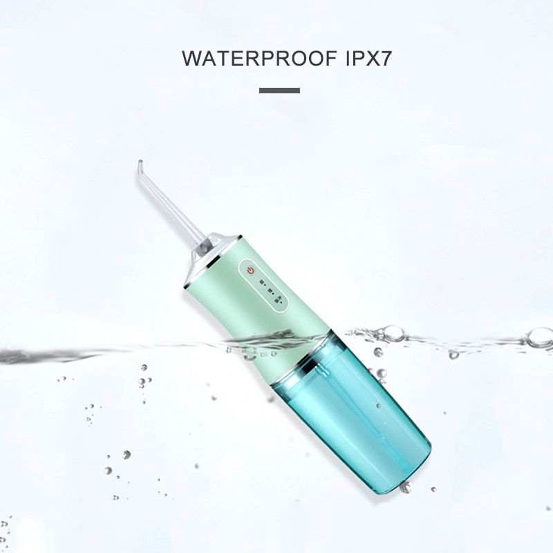 Irrigador Oral Água Dental Flosser 3 Modos USB Recarregável Elétrica Dentes Cleaner para Braces 240ML Irrigação Portátil