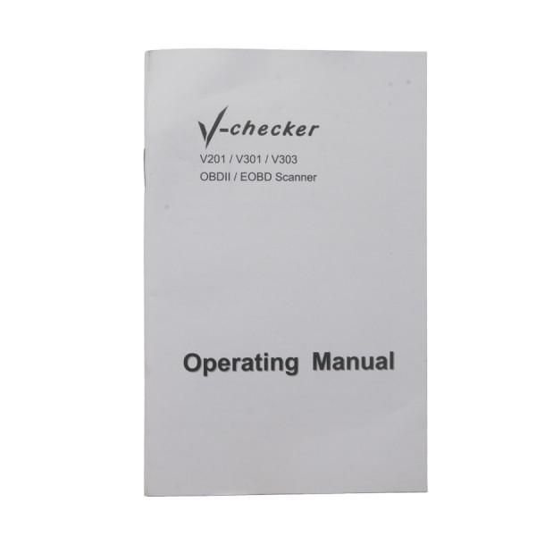 V -CHECKER V301 OBD2 Leitor de código CANBUS profissional