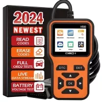 Leitor de código de ferramenta de diagnóstico do scanner do carro OBD2 V500 Testador de tensão do carro Scanner de código de falha do motor, ferramenta de diagnóstico do testador de carregamento