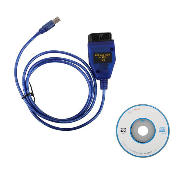 VCDS VAG COM 409 Vag KKKL Interface OBDII USB Car Diagnostics Cable With FT232RL Chip For Audi /VW /Skoda /Seat