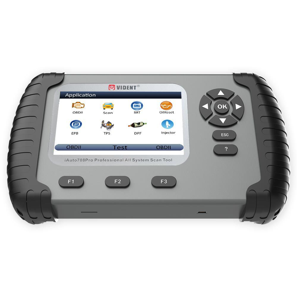 VIDENT iAuto708 Pro Professional All System Scan Tool: OBDII Scanner Car Diagnostic Tool