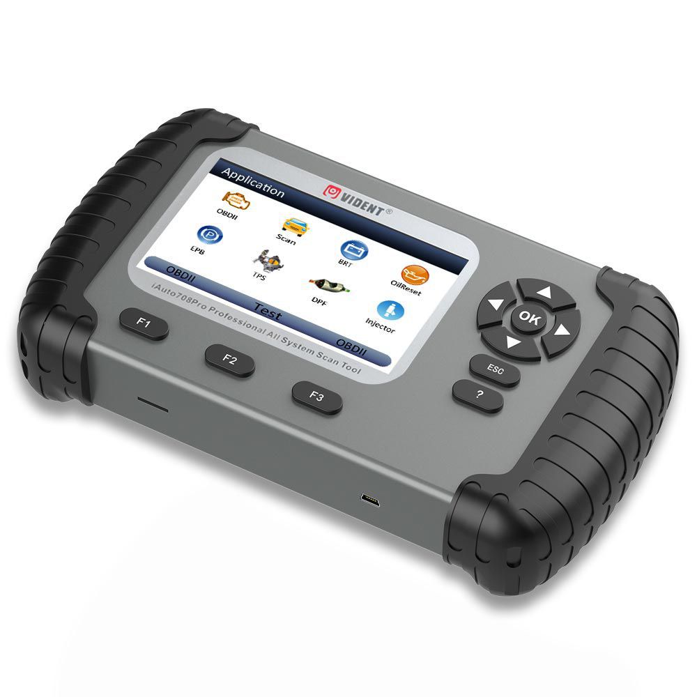VIDENT iAuto708 Pro Professional All System Scan Tool: OBDII Scanner Car Diagnostic Tool