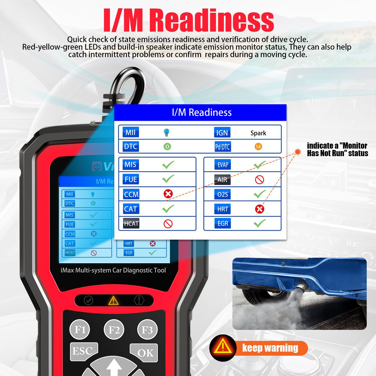 VIDENTE iMax4305 OPEL Sistema Completo Ferramenta de Diagnóstico Do Carro para VAUXHALL OPEL Rover Suporte Reset/OBDII Diagnóstico/Serviço