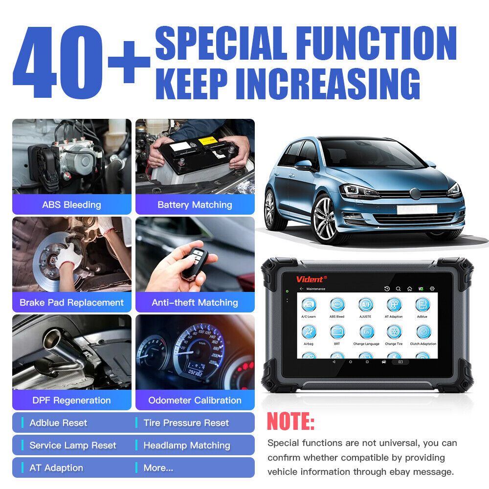 Vident ISMART 800PRO Profissional Ferramenta de Diagnóstico Do Carro Chave Programação Bi-Directional Controle CAN FD Função OBD2 Scanner Ferramentas