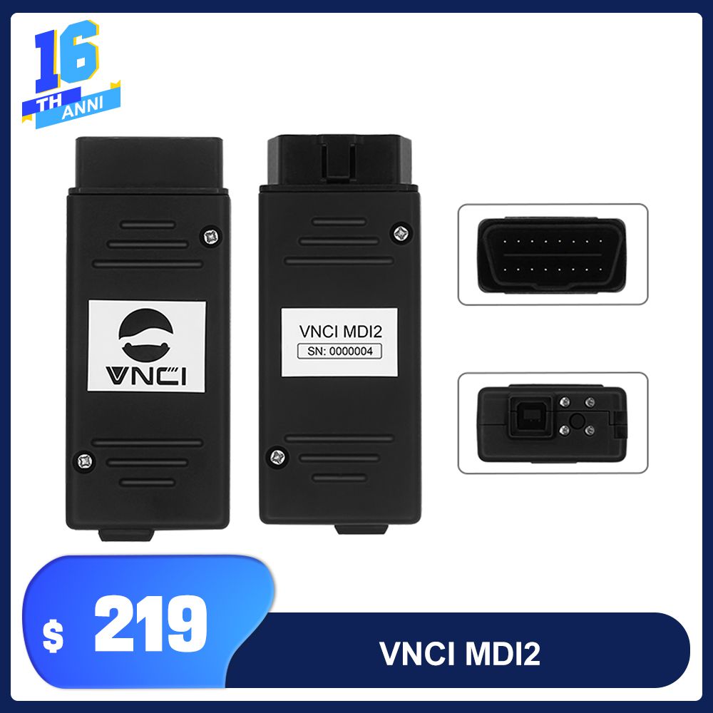 Interface de diagnóstico MDI2 VNCI mais nova para GMs suporta CAN FD/DoIP compatível com TLC, GDS2, DPS, Tech2win Software Offline