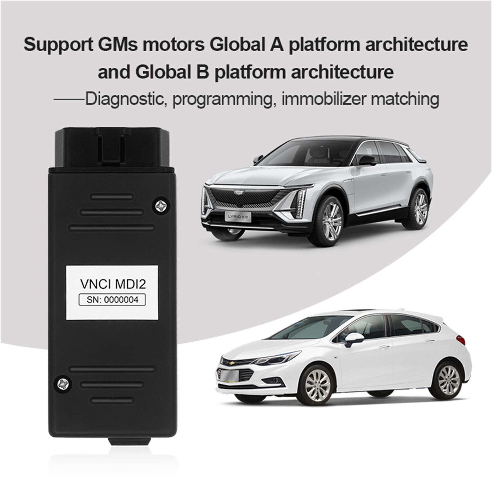 Interface de diagnóstico MDI2 VNCI mais nova para GMs suporta CAN FD/DoIP compatível com TLC, GDS2, DPS, Tech2win Software Offline