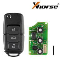 5pcs /lote Xhorse Volkswagen B5 Style Remote Key 3 Buttons Board X001 -01