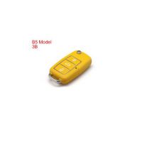 Concha de Chave Remota 3 Botões à Prova de água (Lemon Yellow) para Volkswagen B5 Tipo 5pcs /lote
