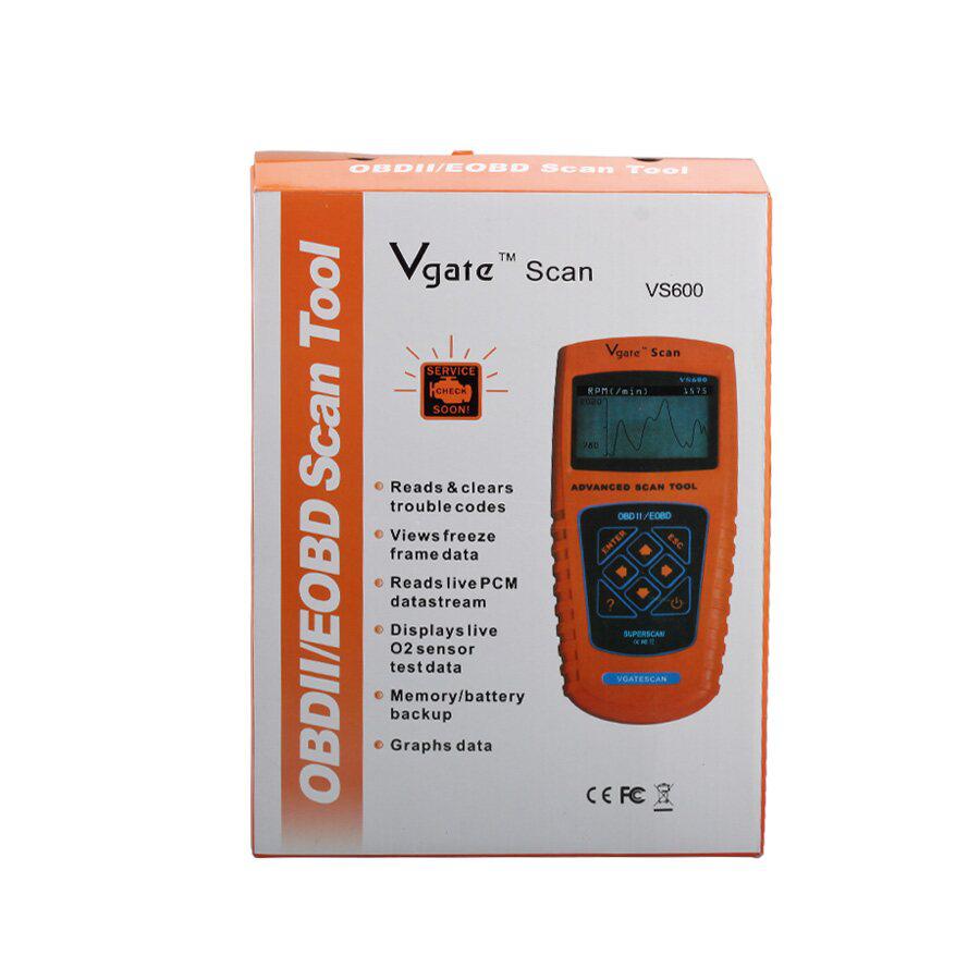 VS600 VgateScan Avançado OBDII /EOBD Scanner