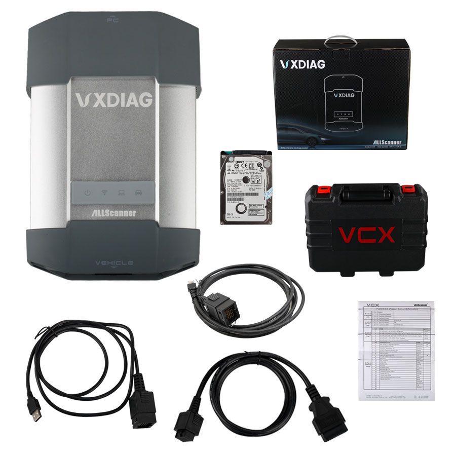 VXDIAG MULTI Diagnóstico Tool for Porsche Piws2 Tester II V18.1 ID LAND ROVER JLR V139 with HDD Software