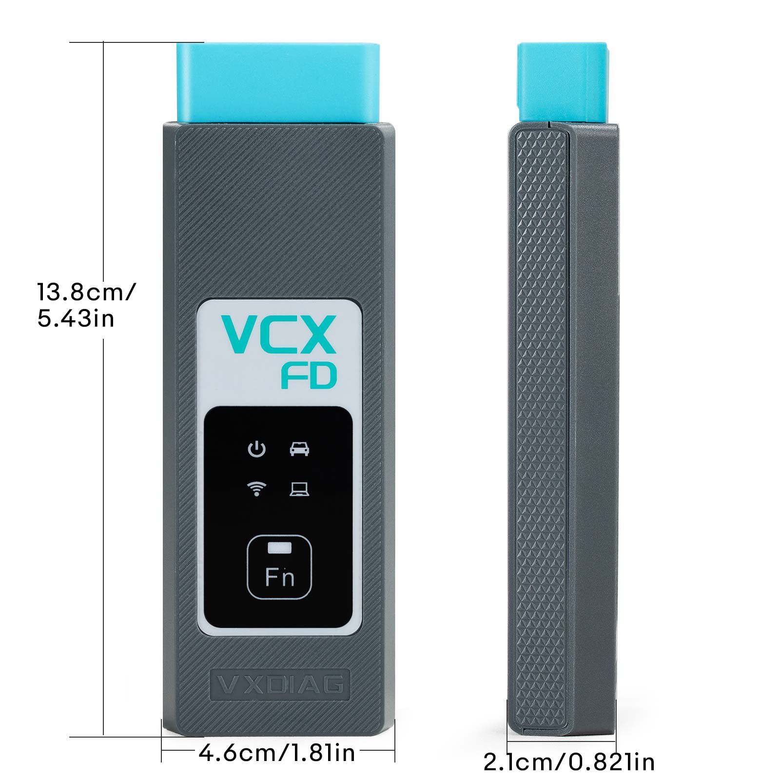 VXDIAG VCX-FD VCX FD GM interface de diagnóstico do veículo inteligente para GM Chevrolet/Buick/Cadillac/Opel/Holden ferramenta de diagnóstico