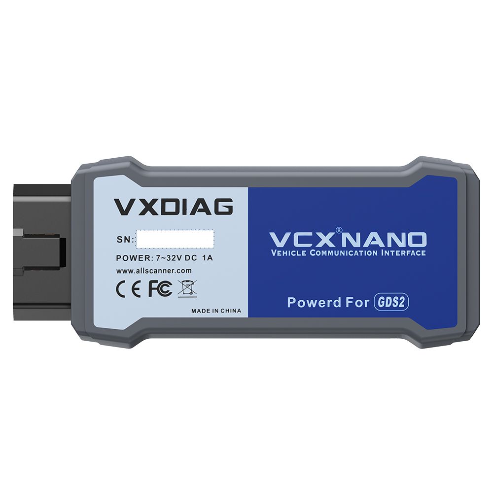 Versão USB VXDIAG VCX Nano para GM/OPEL GDS2 V2022.05 Tech2WIN 16.02.24 Ferramenta de diagnóstico