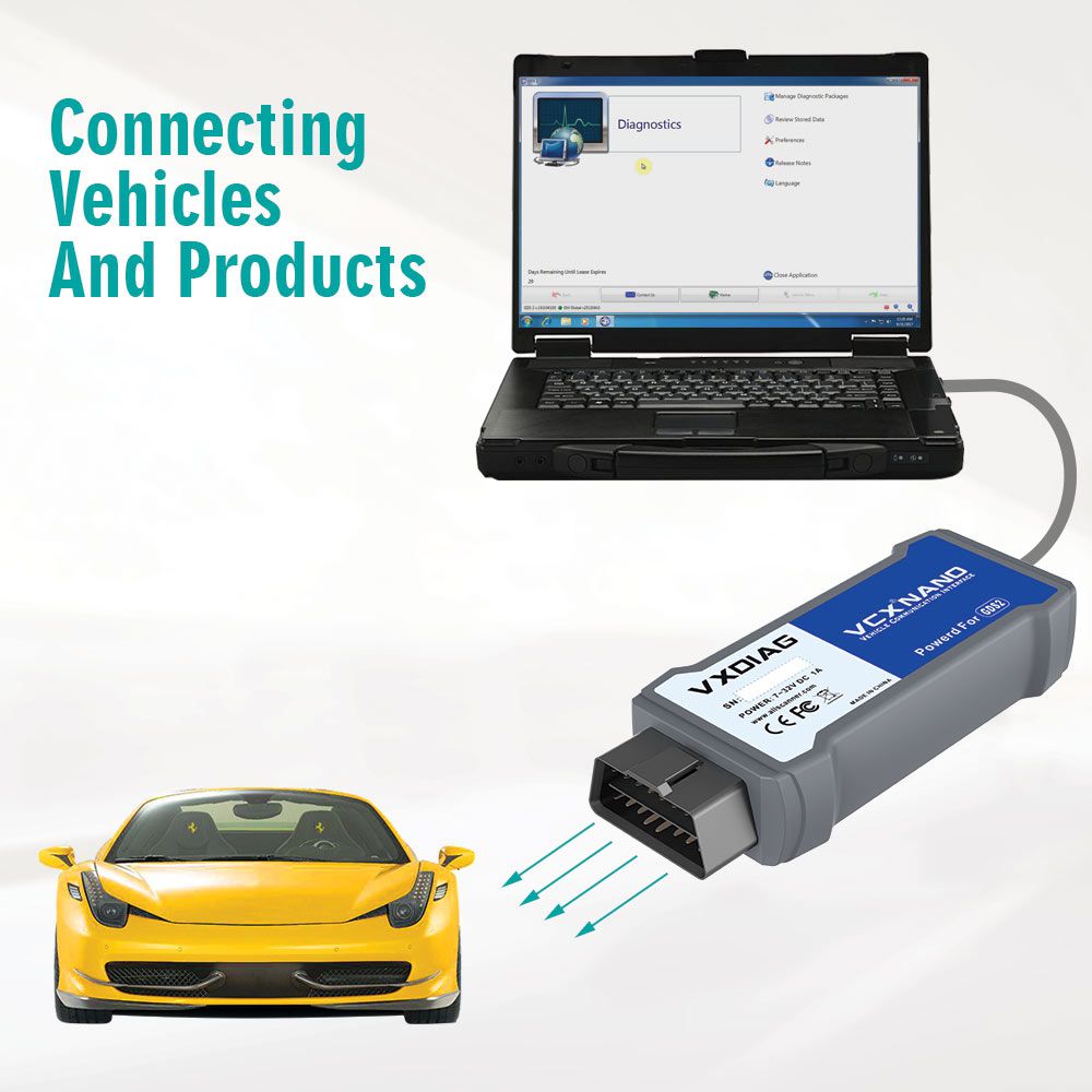 Versão USB VXDIAG VCX Nano para GM/OPEL GDS2 V2022.05 Tech2WIN 16.02.24 Ferramenta de diagnóstico