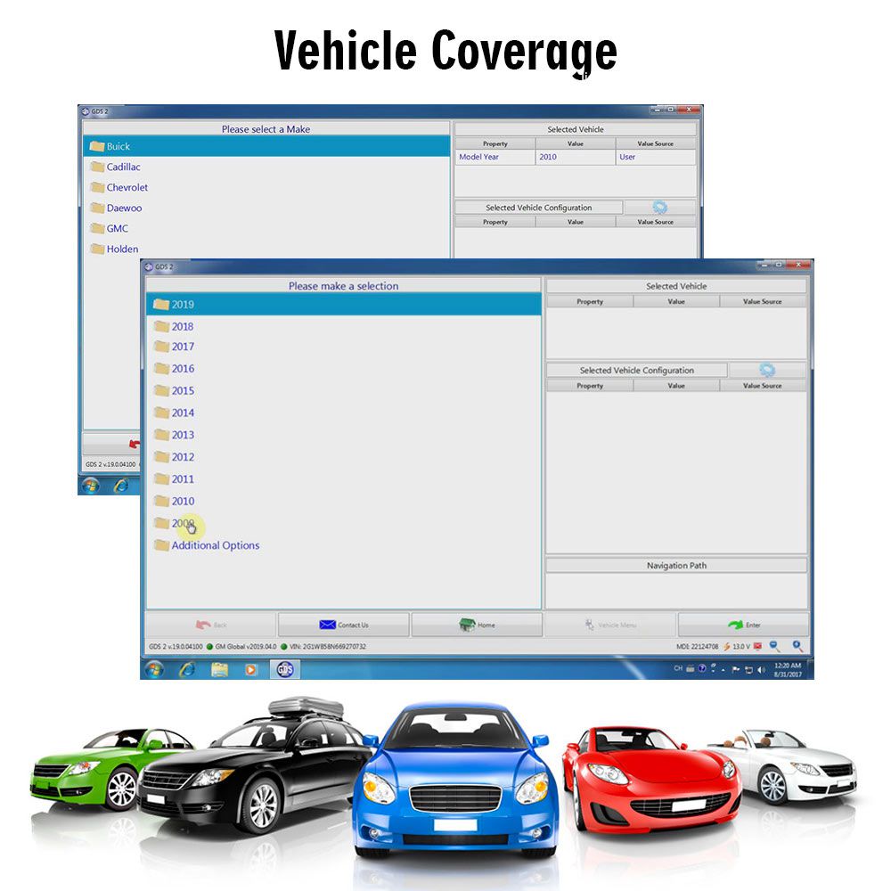 Versão USB VXDIAG VCX Nano para GM/OPEL GDS2 V2022.05 Tech2WIN 16.02.24 Ferramenta de diagnóstico