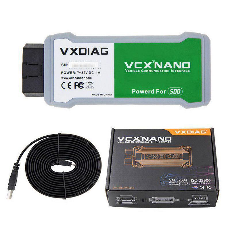 VXDIAG VCX NANO para Land Rover e Jaguar Software SDD V154 Versão de engenharia off -line