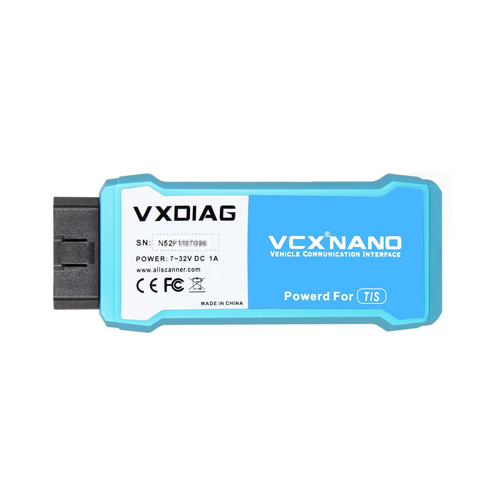 VXDIAG VCX NANO PARA TOYOTA TIS Techstream V12.00.127 Compatível com SAE J2534 Versão WIFI