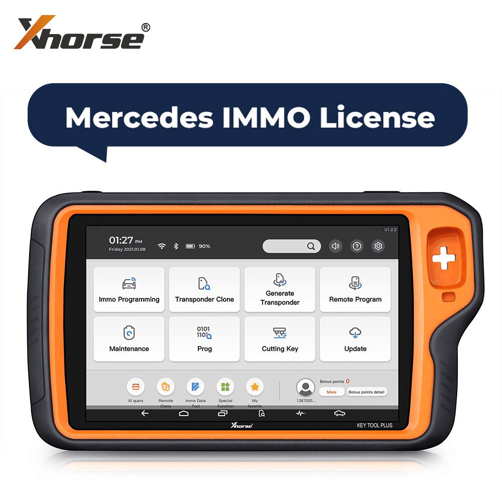 Licença de software de programação de Mercedes Benz IMMO de Xhorse adequada para a ferramenta chave de VVDI mais a versão VAG