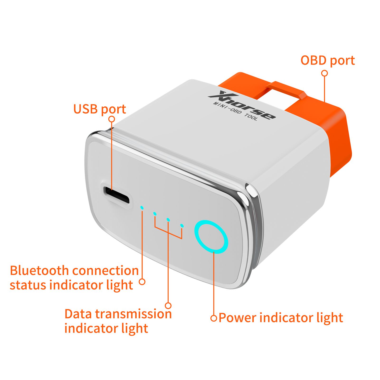2023 Xhorse MINI OBD FT-OBD da ferramenta para Toyota Smart Key Support Adicione a chave e toda a chave perdida