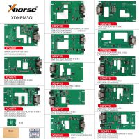 2024 Xhorse MQB48 Sem desmontagem Sem solda 13 adaptadores de conjunto completo XDNPM3GL
