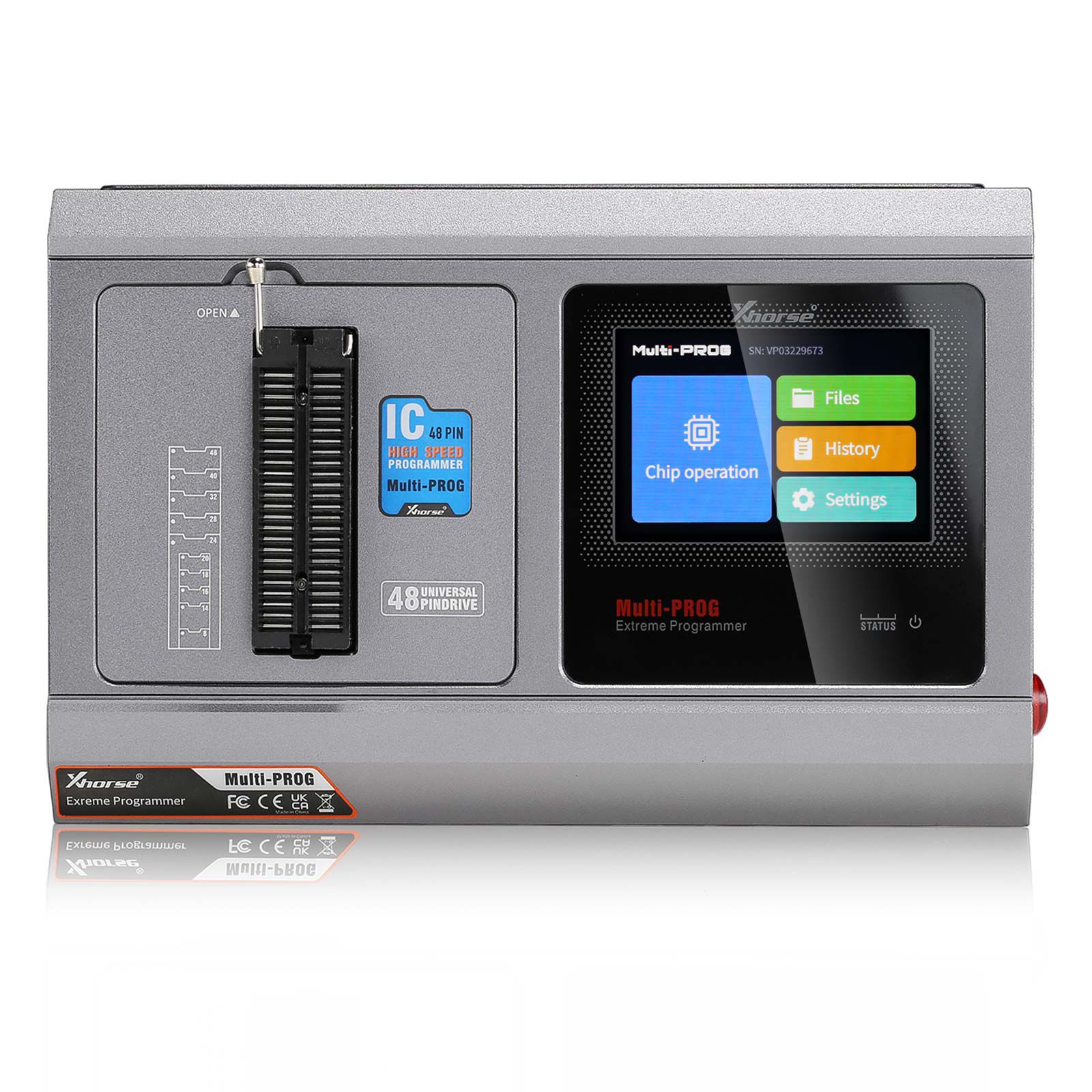 2025 Xhorse Multi Prog Programador Multi-Prog Programador ECU TCU de nível profissional com licença MQB48 gratuita Versão de atualização do VVDI Prog