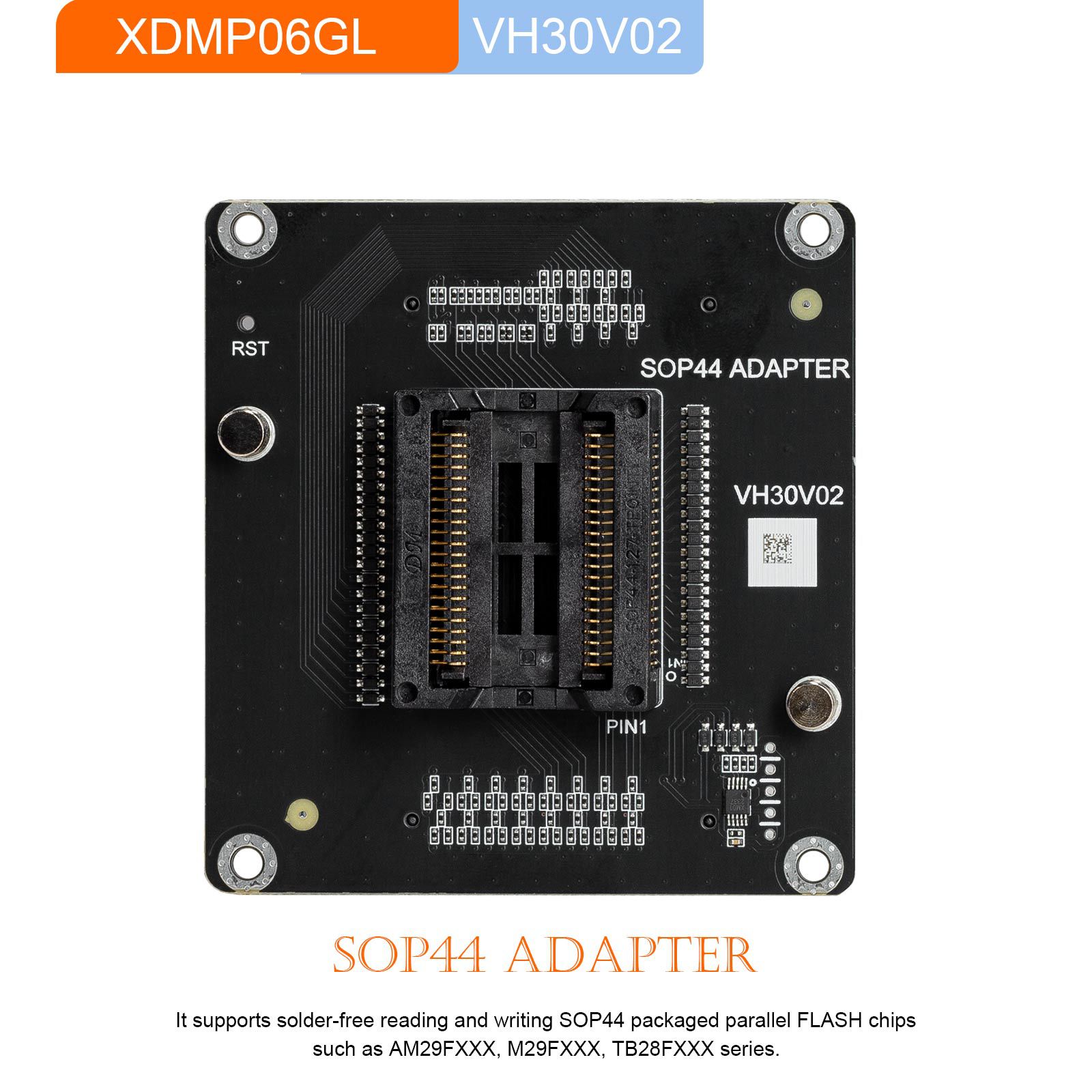 2024 Xhorse Multi Prog Programador Adaptadores XDMP04GL VH24 SOP44 TSOP48 + XDMP05GL VH29 EEPROM FLASH + XDMP06GL VH30 SOP44 + XDMP07GL VH31 TSOP48