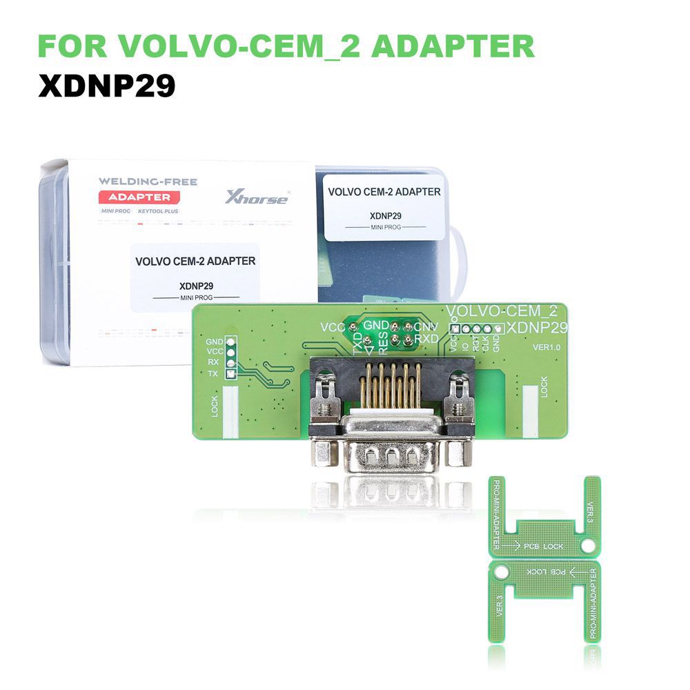 Xhorse Solder-Free Adapters e Cabos Conjunto Completo XDNPP0CH 16pcs Trabalho com VVDI Prog / MINI PROG e KEY TOOL PLUS