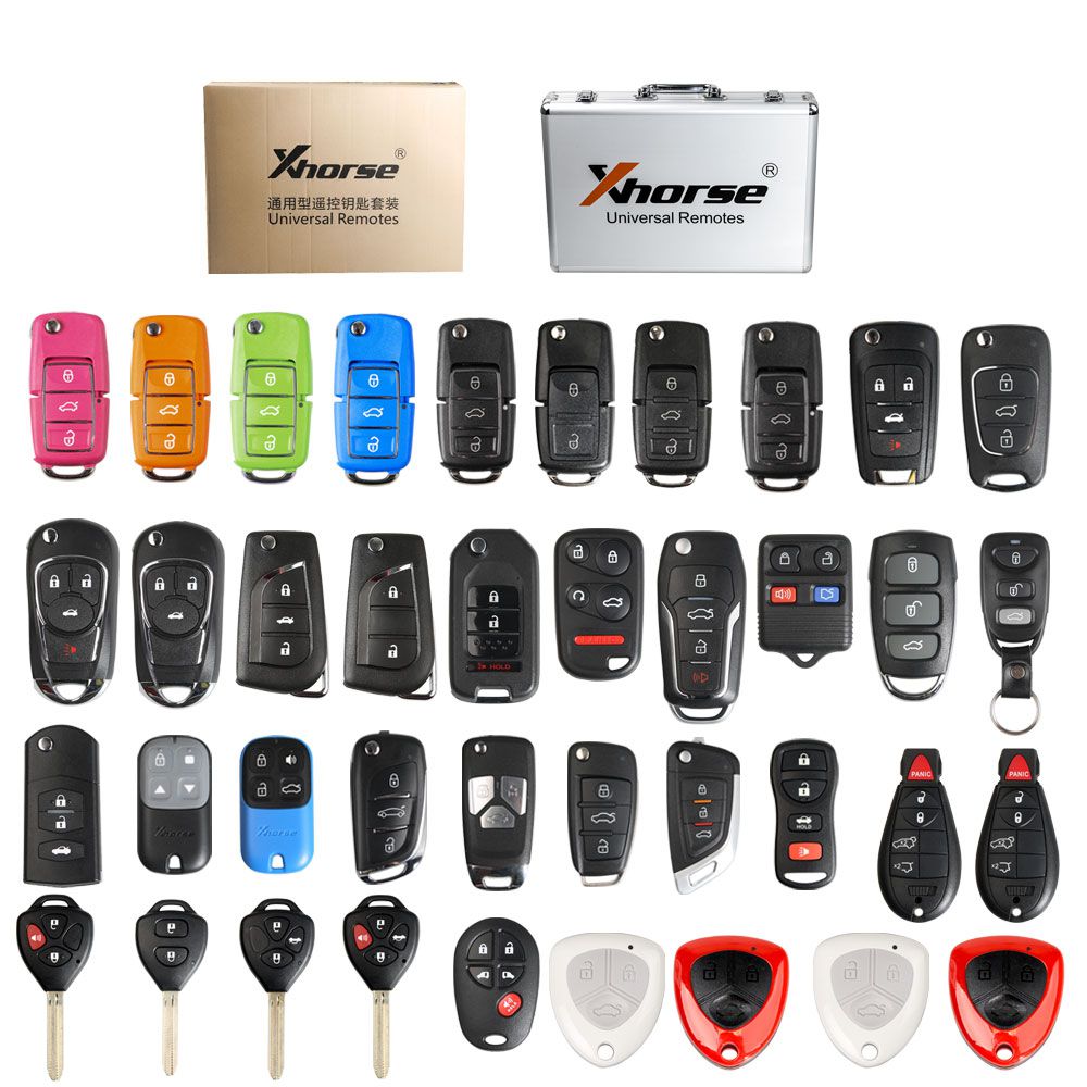 Xhorse Universal Remote Keys Inglês Version Packages 39 Pieces for VDI2 or VVDI Key Tool