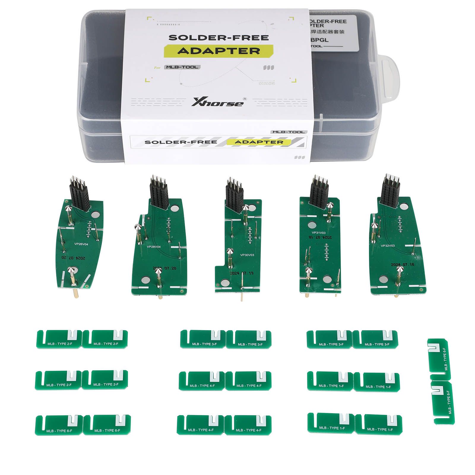 Xhorse VVDI MLB TOOL XDMLB0GL com adaptador sem solda Suporte ao kit XDMLBPGL Adicionar chaves para modelos MLB