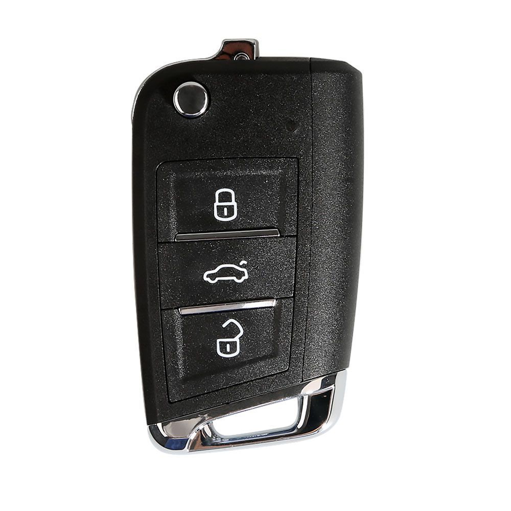 Xhorse XSMQB1EN Chave Remota Inteligente VW MQB Filp 3 Botões Proximidade Inglês 5 pçs/lote