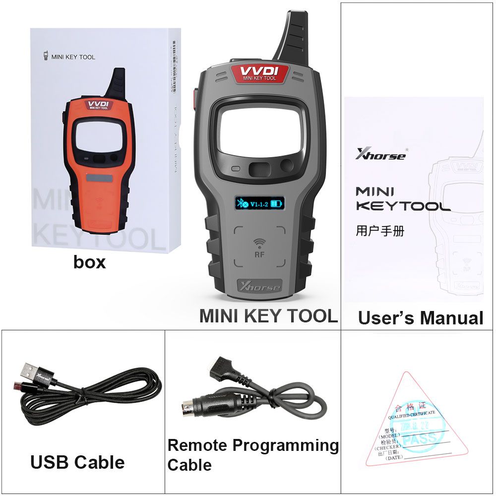 2024 Xhorse VVDI XDKTMGEN MINI Key Tool Versão Global Sem Cópia 48 Transponder (96 bit) Função Sem Tokens