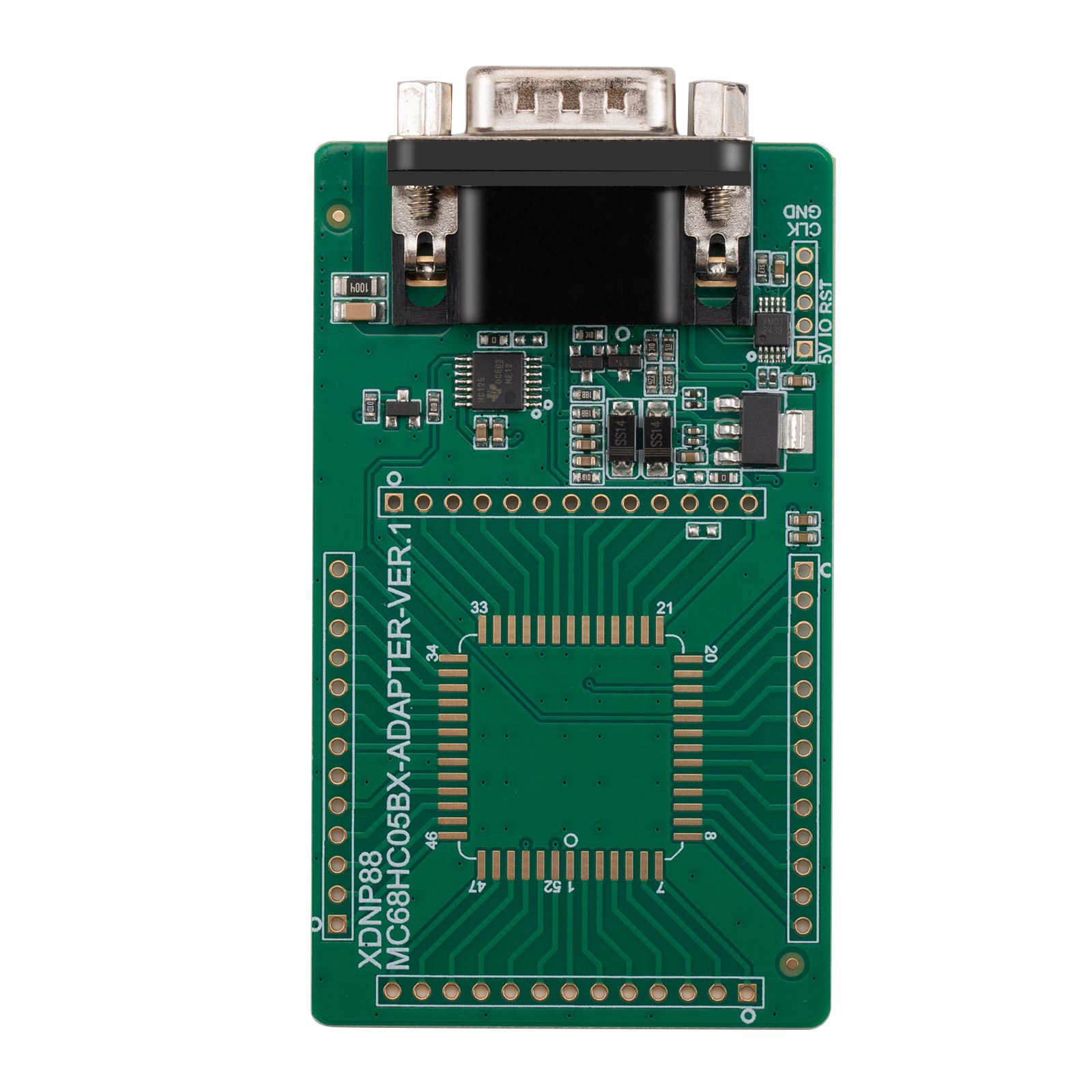 Adaptador XHORSE XDNP88GL MC68HC05BX usado com Multi-PROG, Key Tool Plus, Read & Write MC68HC05B32 (Pegada: PLCC52)
