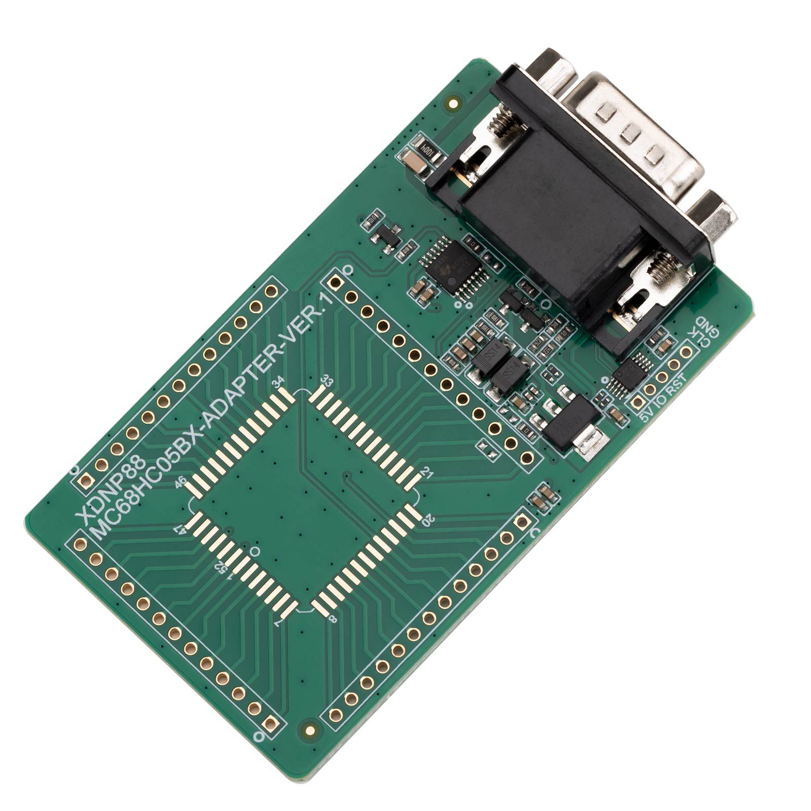 Adaptador XHORSE XDNP88GL MC68HC05BX usado com Multi-PROG, Key Tool Plus, Read & Write MC68HC05B32 (Pegada: PLCC52)
