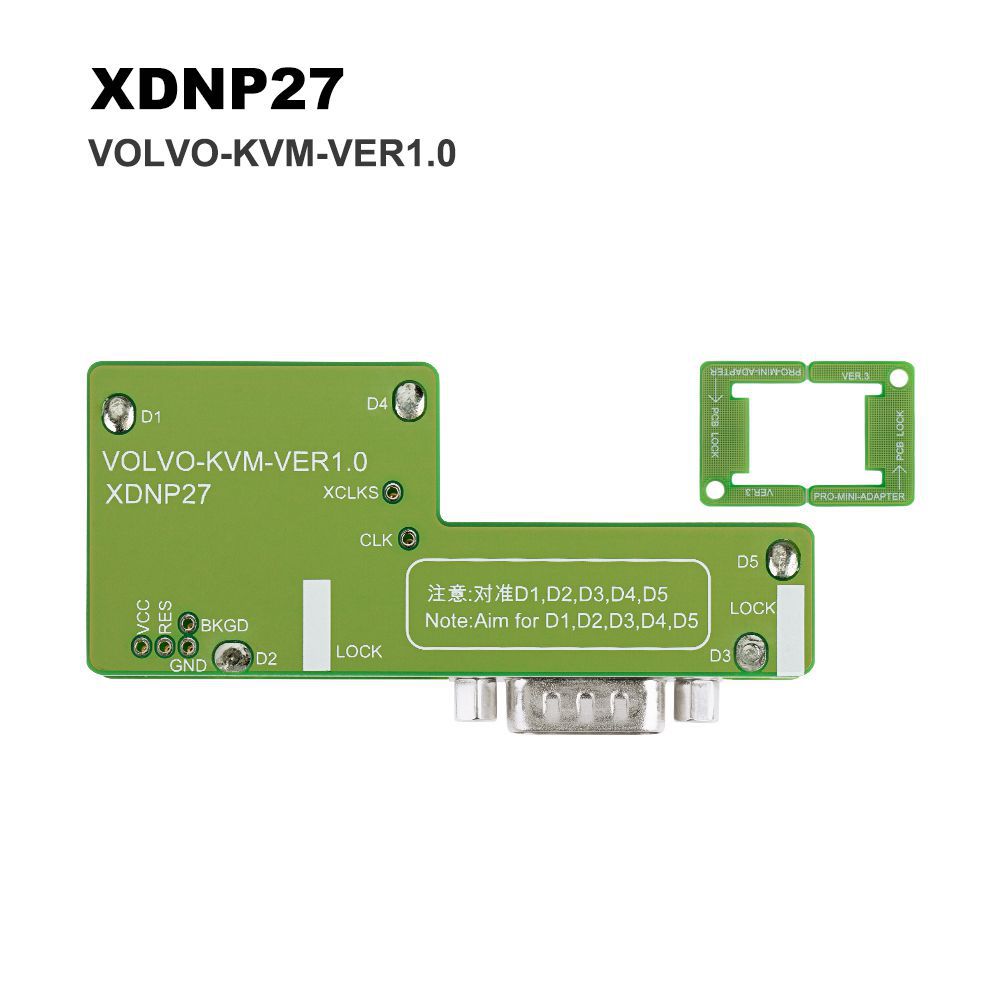 Xhorse XDNPP2 Adaptadores Sem Solda para Volvo 3 pçs/set Trabalho com VVDI Prog/MINI PROG e FERRAMENTA-CHAVE PLUS