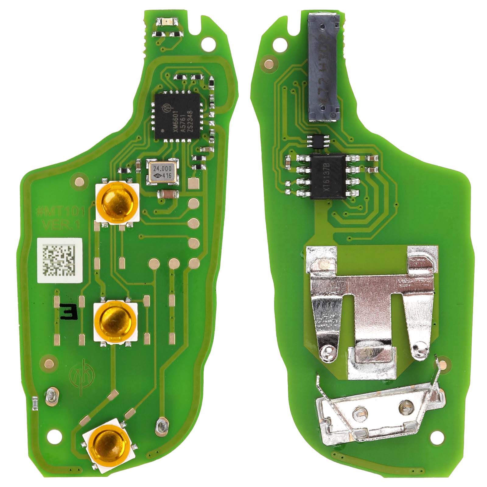 2024 XHORSE XEPG00EN Especial PCB Board Super Remotes com XT27B Super Chip 3 botões 5pcs / lote