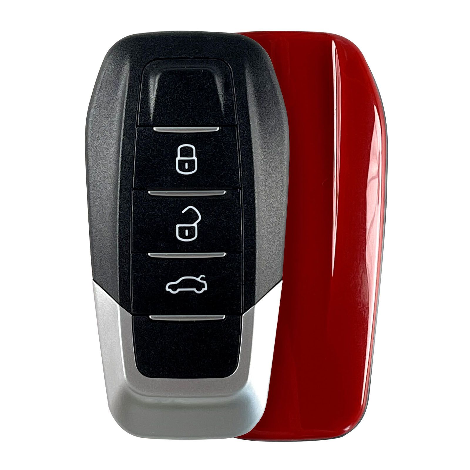 Mais novo XHORSE XKFEF1EN FA.LL Ferrari 3 botões vermelho brilhante dobrável chave remota universal 5pcs / lote