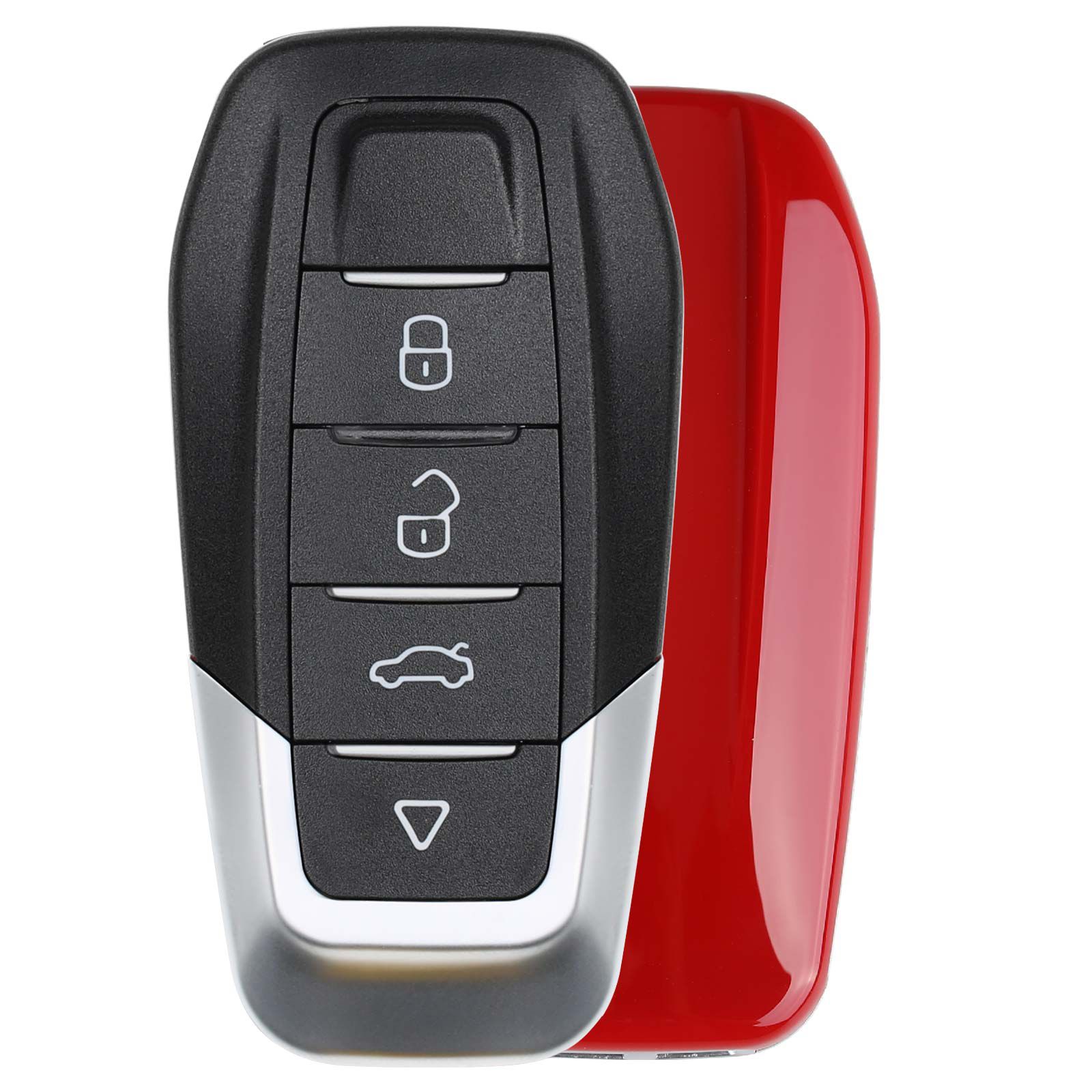 XHORSE XKFEF2EN FA.LL Tipo chave dobrável com fio 4 botões vermelho brilhante chave remota universal 5pcs / lote